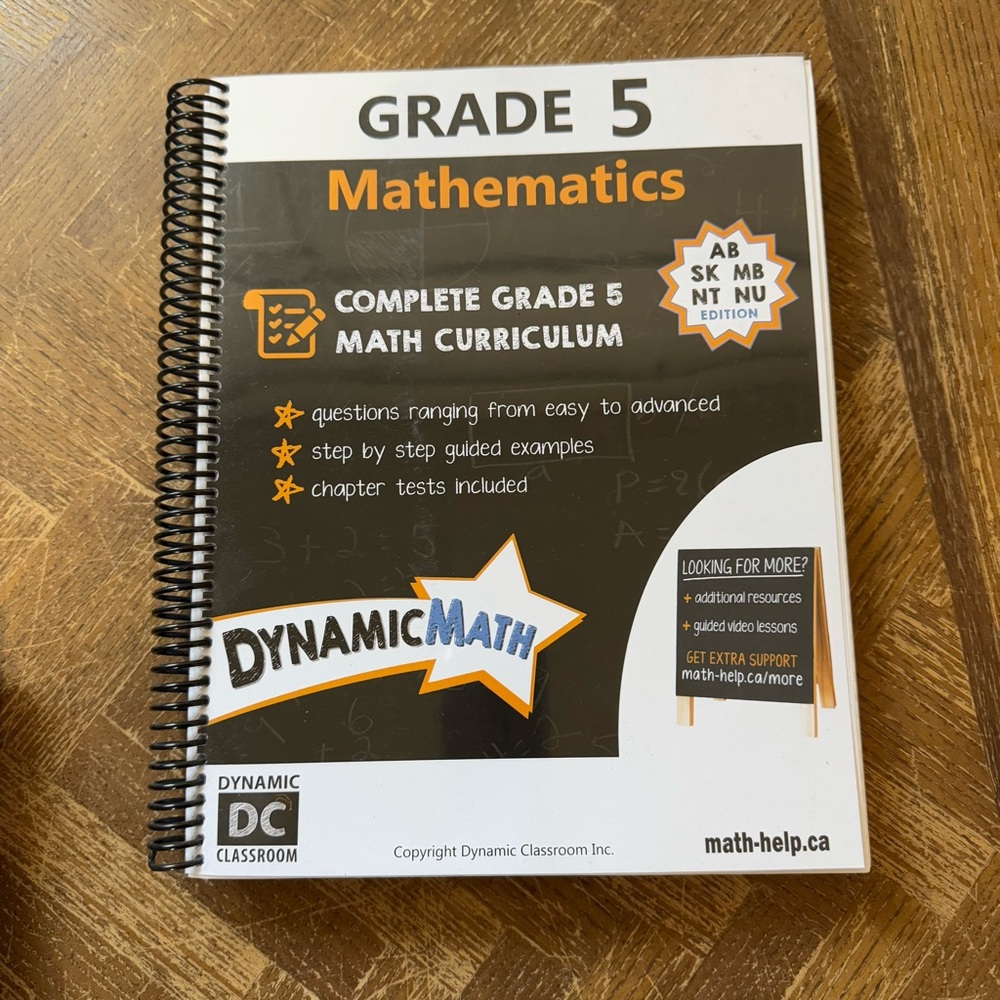 DynamicMath Grade 5 Mathematics Curriculum Book
